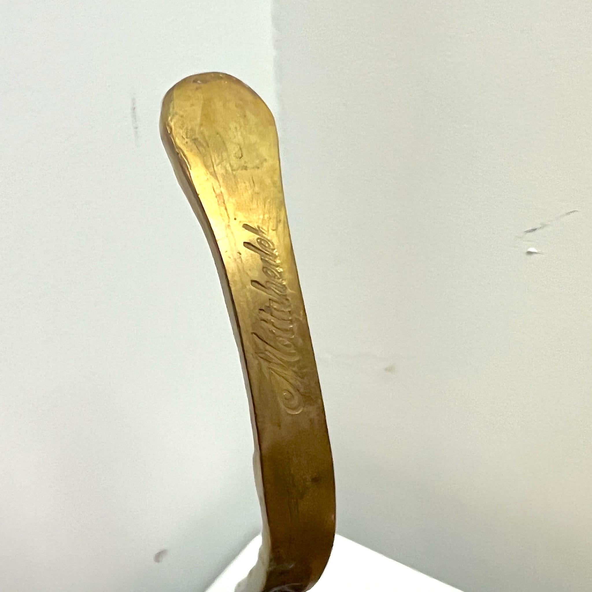 Vintage Mottahedeh Brass Champagne Bucket For Sale at 1stDibs