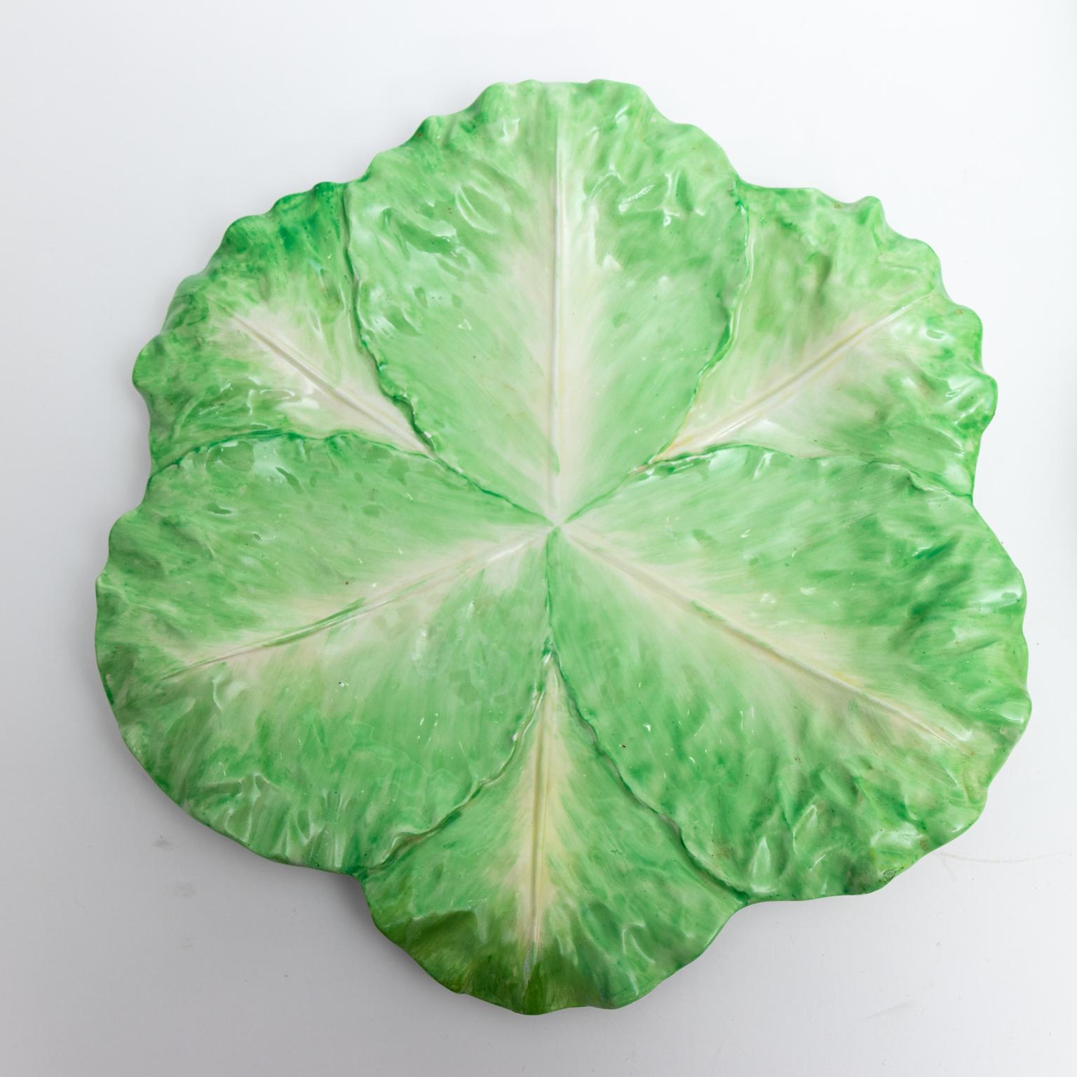 Ceramic Vintage Mottahedeh Lidded Cabbage Tureen with under Plate For Sale