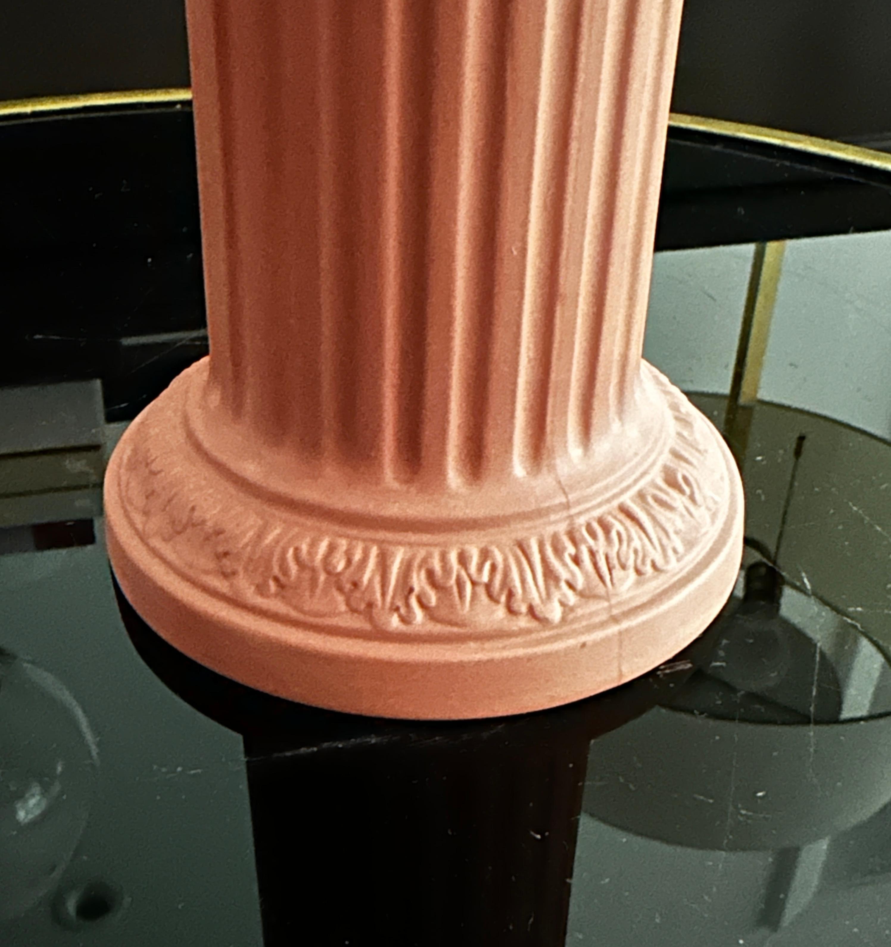 Vintage Mottahedeh Terracotta Urn And Pedestal For Sale 2