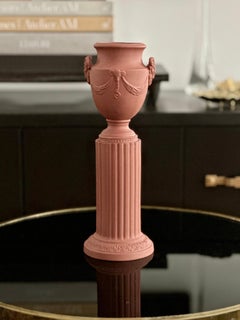 Vintage Mottahedeh Terracotta Urn And Pedestal