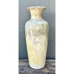 Vintage Mottled Plaster Vase