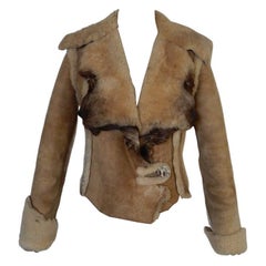 Giacca vintage in shearling Mountain Rhythm Hippie