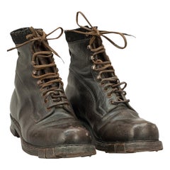 Vintage Mountaineering Boots in Leather