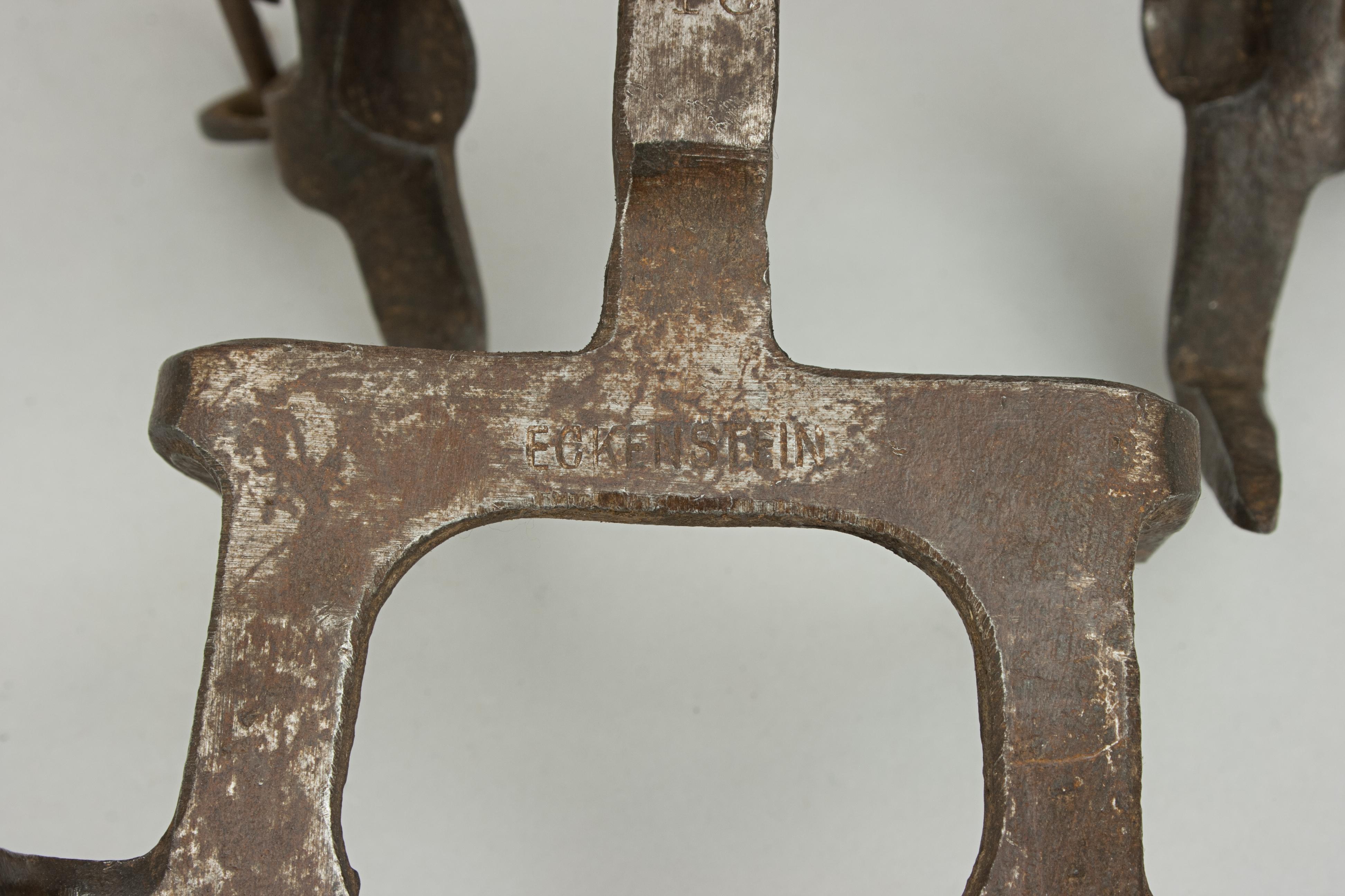 Iron Vintage Mountaineering Crampons in the Design of Oscar Eckenstein