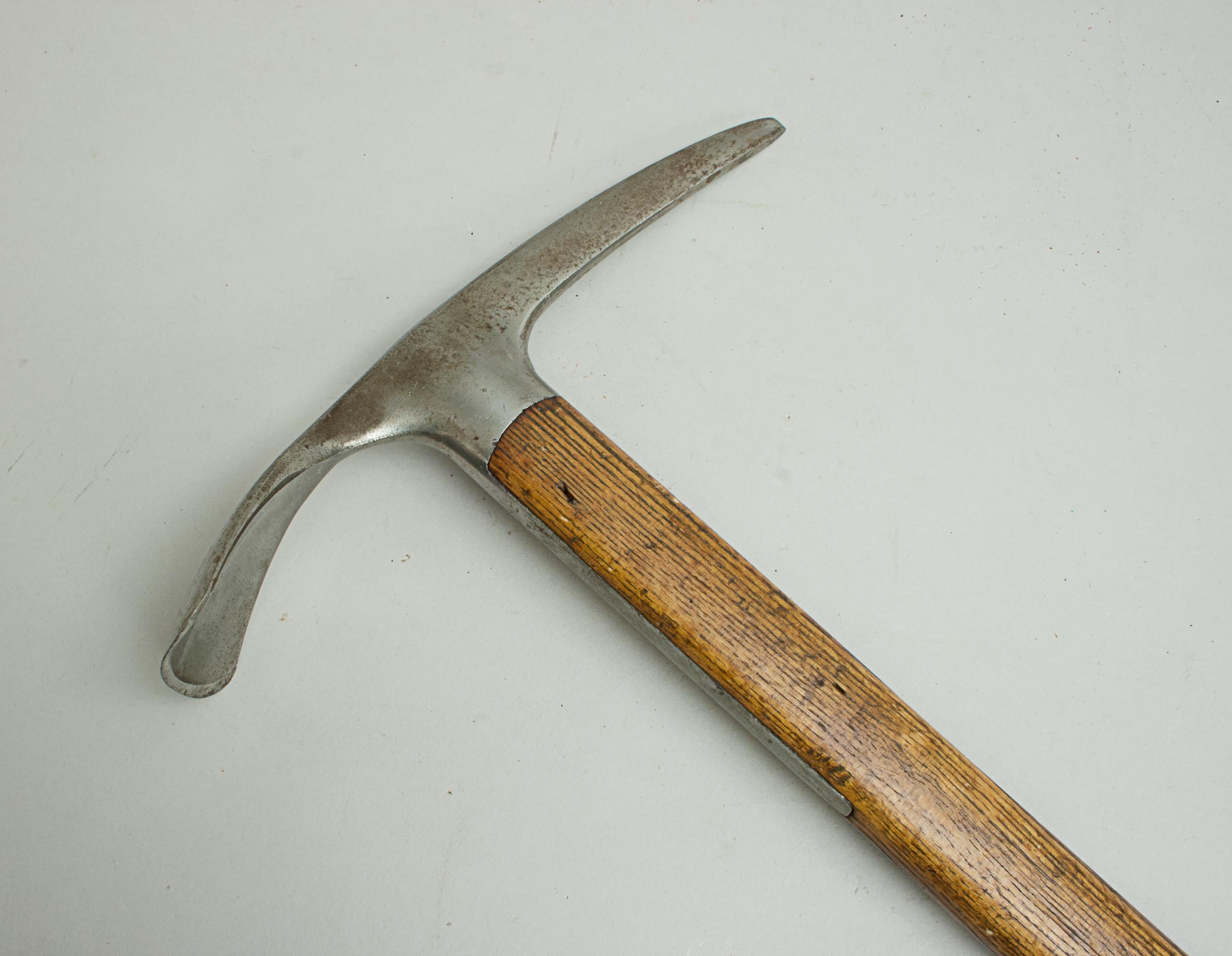 Early 20th Century Vintage Mountaineering Ice Axe, Stubai Ice Pick