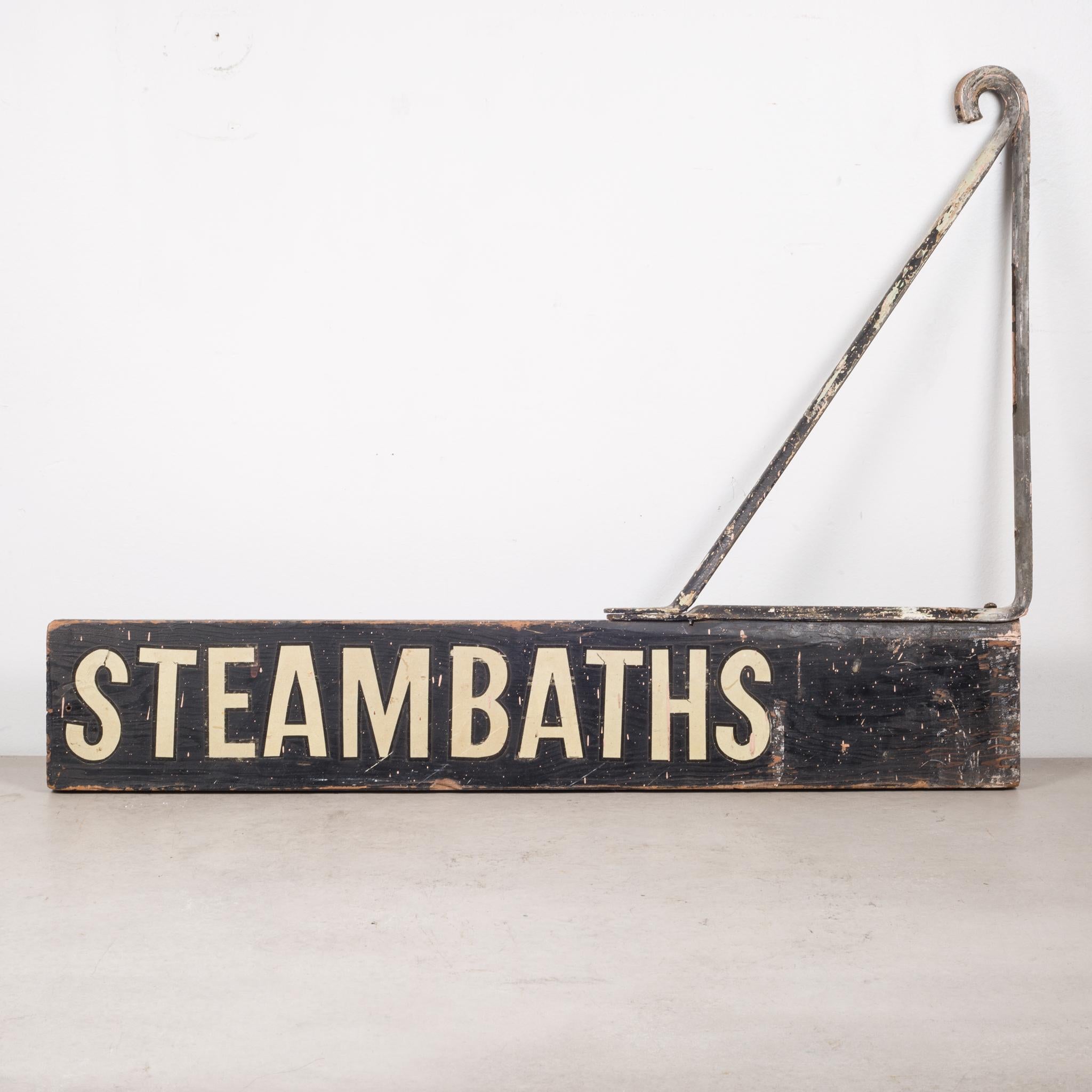 About:

An original wooden sign with 