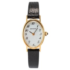 Vintage Movado 19MM Movimento Zenith Oro Giallo 14K a carica manuale