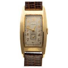 Orologio da polso vintage Movado Curvex in oro giallo