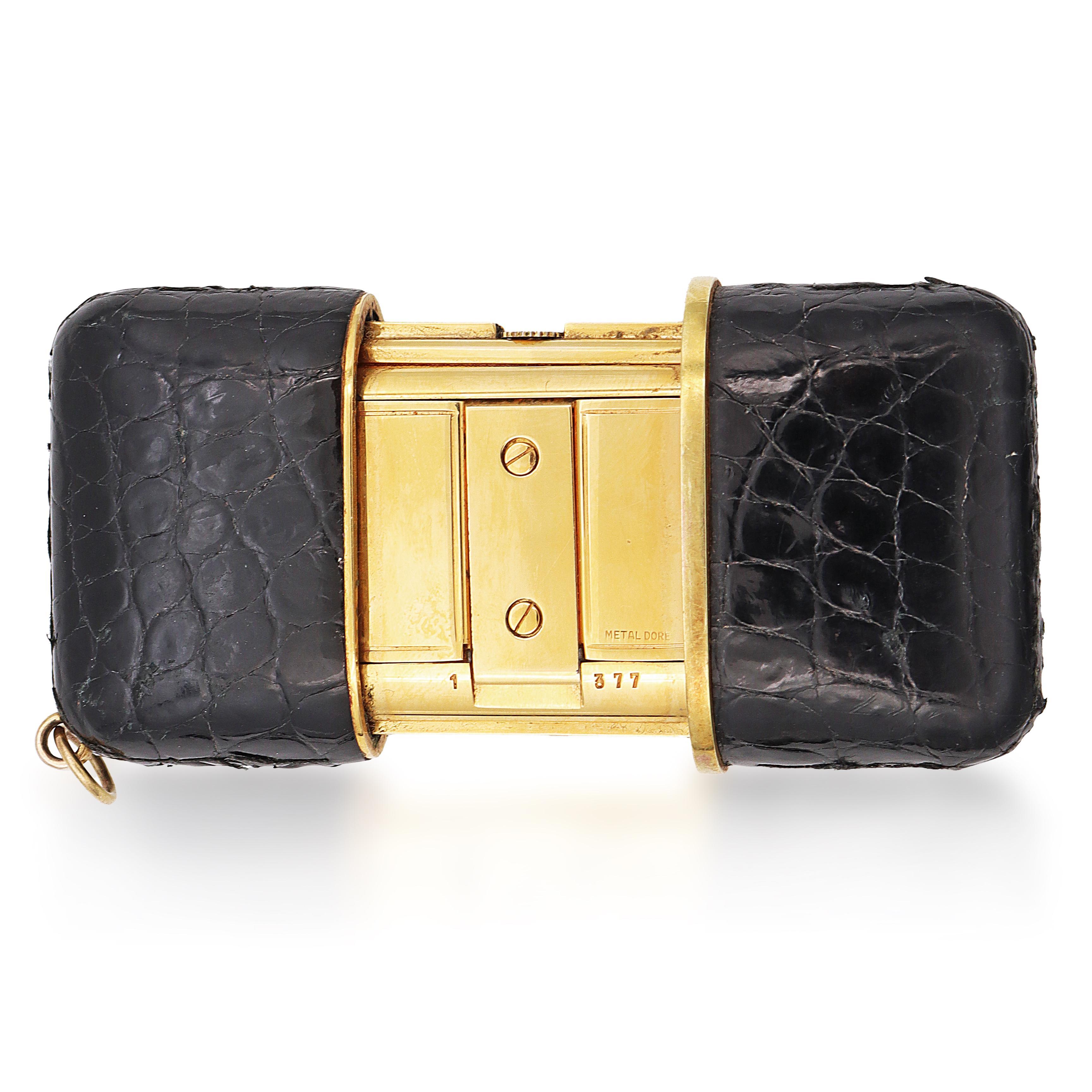 Vintage Movado Ermetoscope Men's Hand Wind Date Travel Pocket Watch Pour hommes en vente