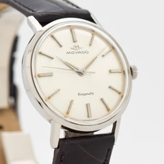 Vintage Movado Kingmatic Sub-Sea Stainless Steel Watch, 1960s