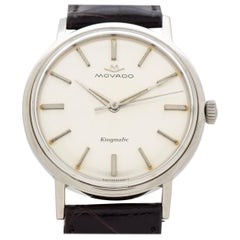 Vintage Movado Kingmatic Sub-Sea Stainless Steel Watch, 1960s