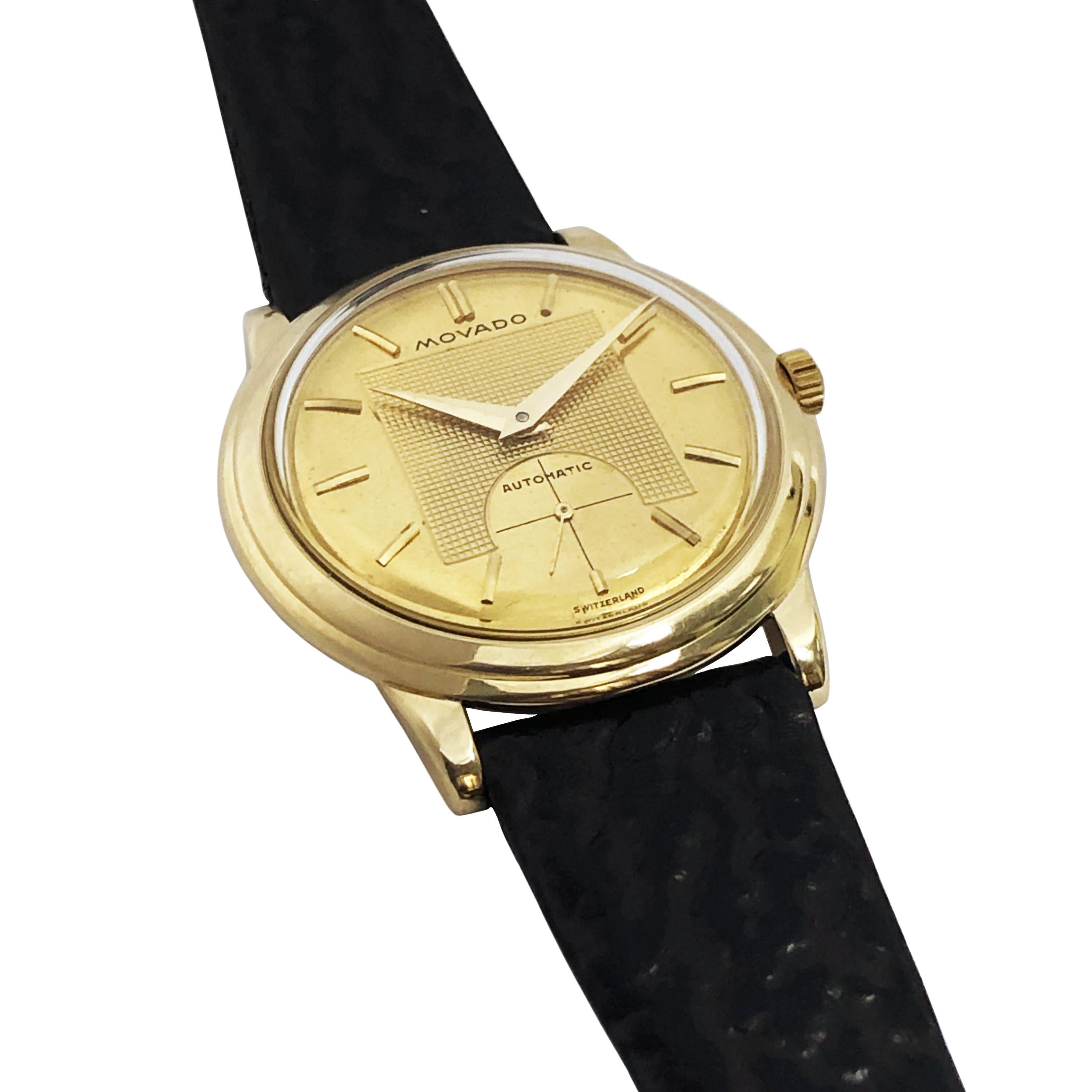 movado automatic vintage