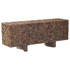 Vintage Mozaic Belgian Brutalist Sideboard Refurbished