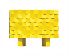 Vintage Mozaic Brutalist 2-Door Sideboard Refurbished