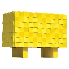 Vintage Mozaic Brutalist 2-Door Sideboard Refurbished