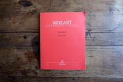 Vintage Mozart Piano Concerto Score — Bärenreiter Urtext Edition, Large 2C185