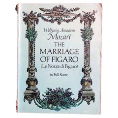 Vintage Mozart The Marriage of Figaro — Complete Full Orchestral Score 2C182