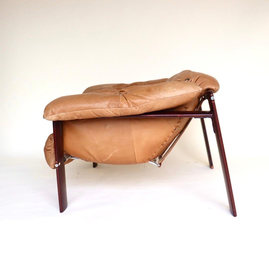 Mid-20th Century Vintage MP-129 Brazilian Modern Lounge Chair by Percival Lafer