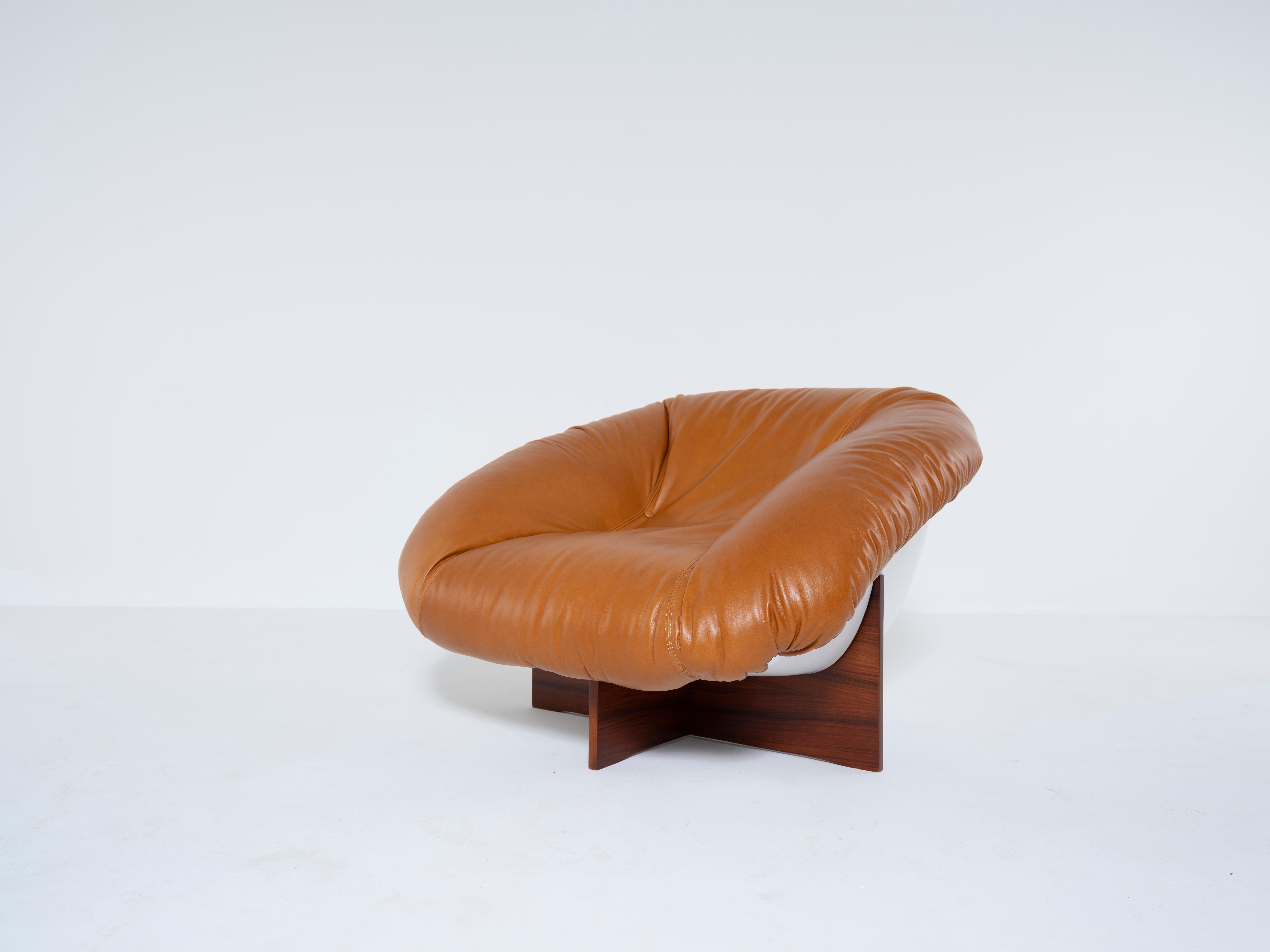 Mid-Century moderno Coppia di poltrone vintage MP-61, Percival Lafer, Brasile, anni '70 in vendita