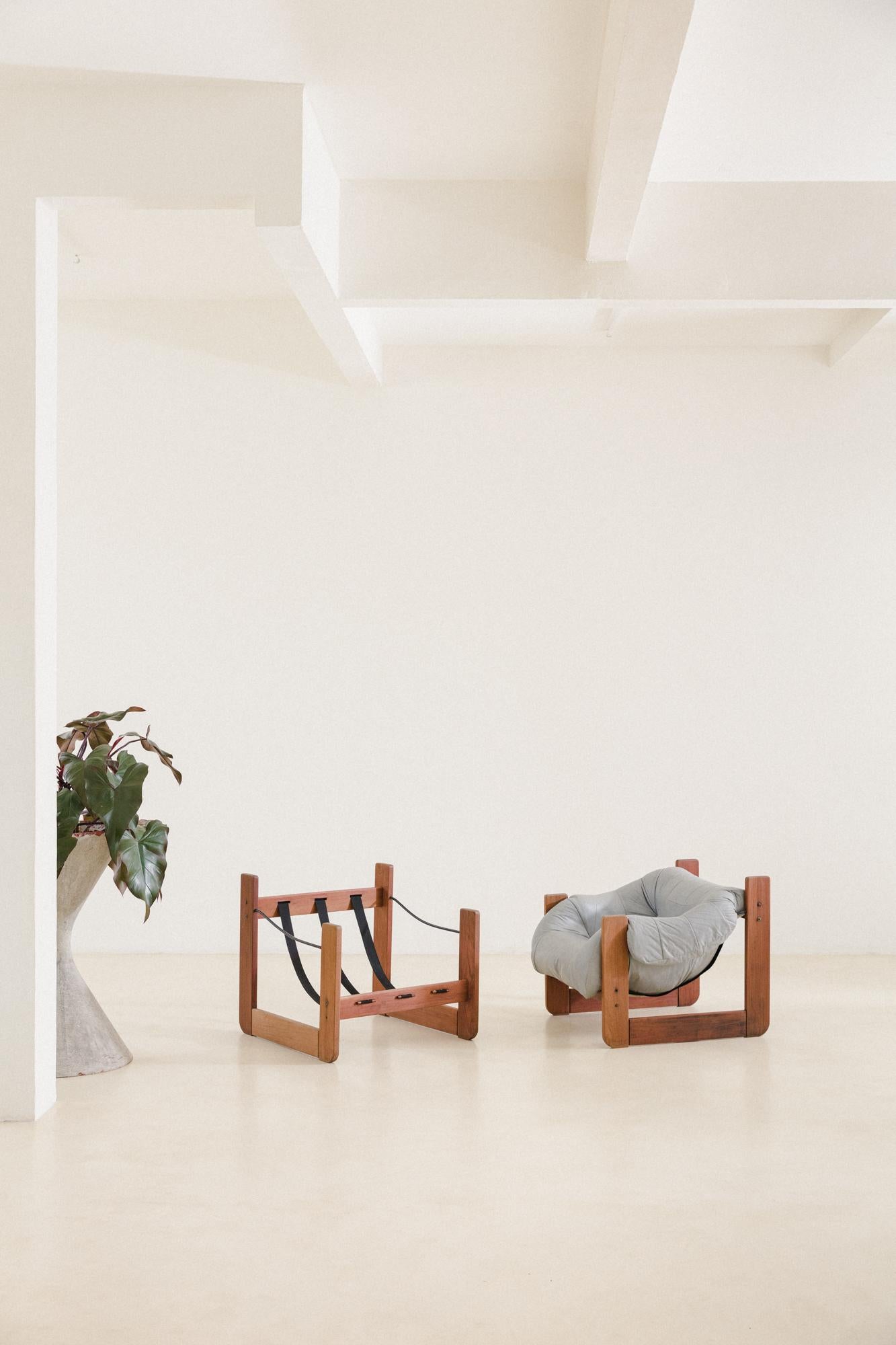 Vintage MP-97 Lounge Chair by Percival Lafer, 1970s, Brazilian Midcentury 3