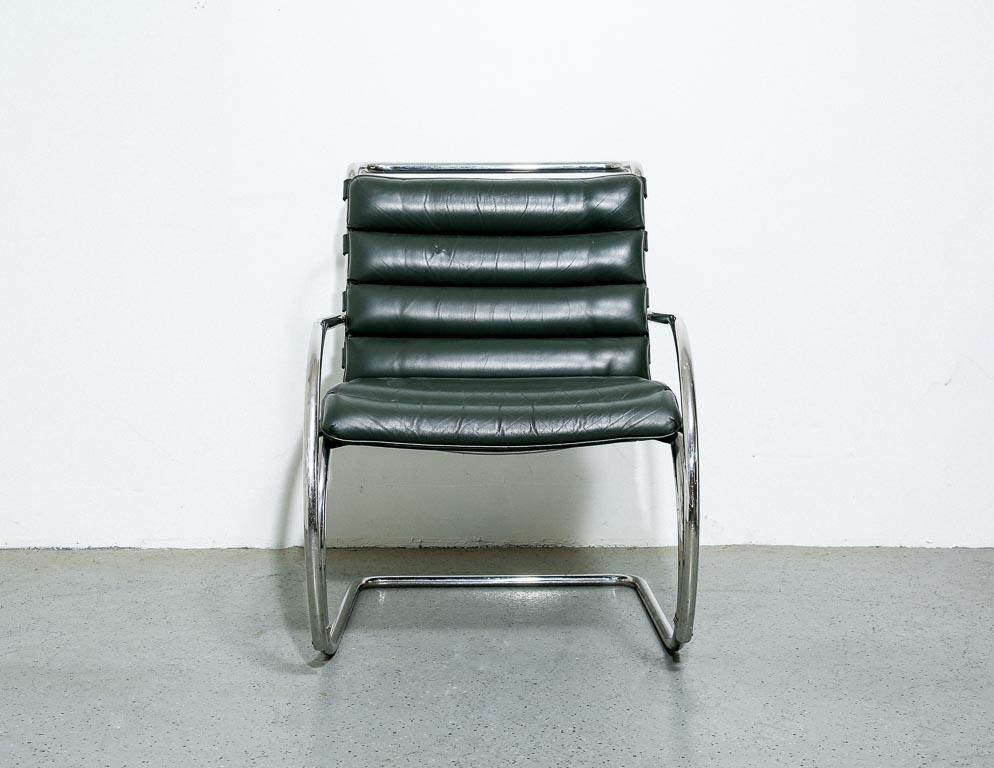 Bauhaus Vintage MR20 Lounge Chairs in Leather by Knoll