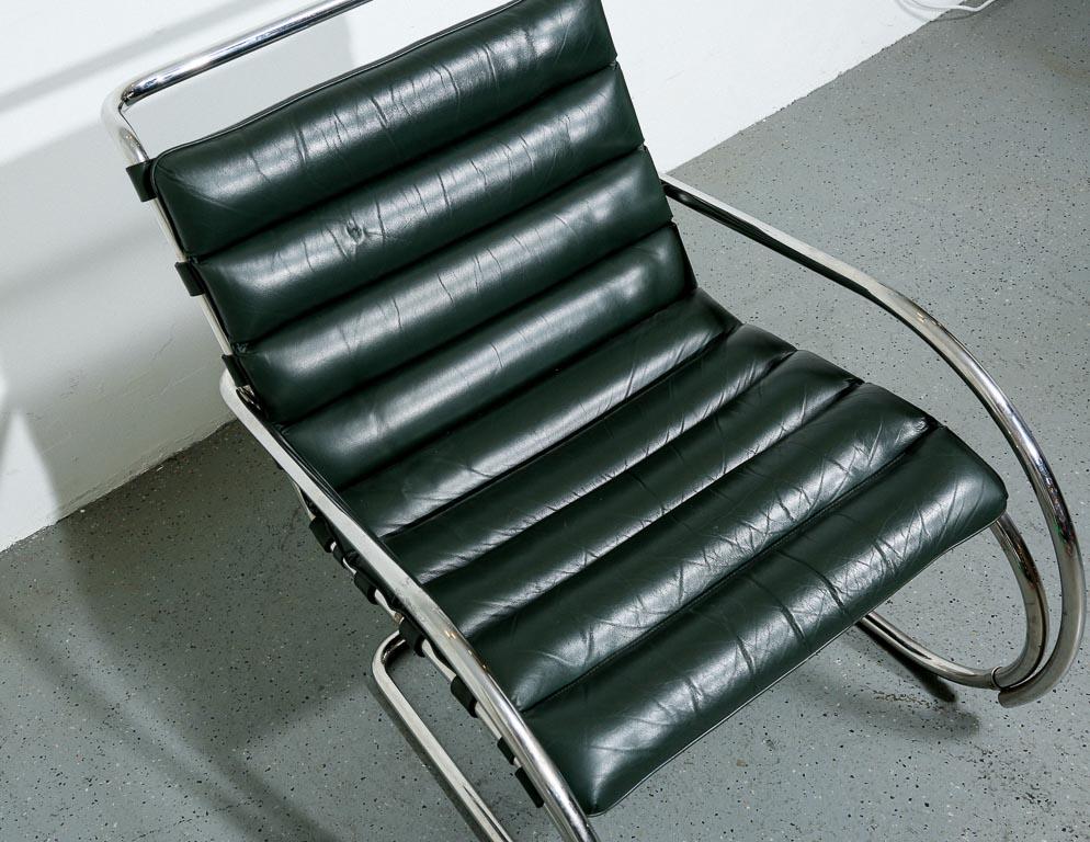 Vintage MR20 Lounge Chairs in Leather by Knoll 2