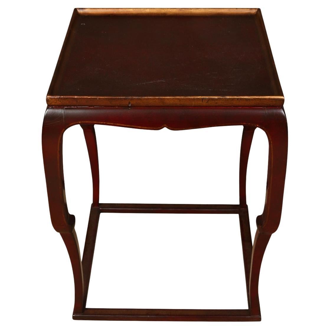 Table d'appoint chinoise vintage Mrs MacDougall pour Hinson en vente