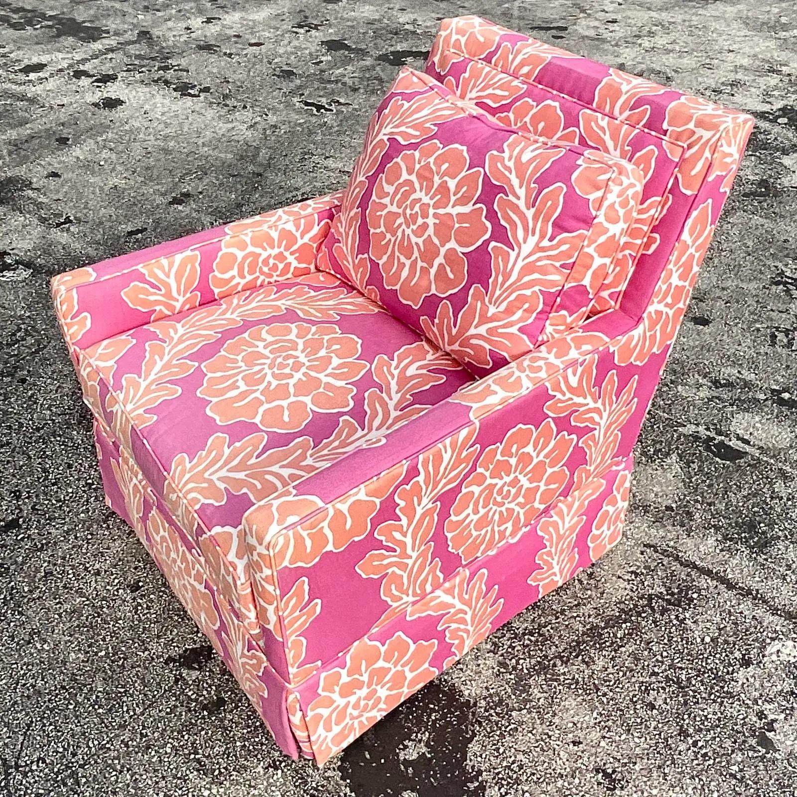 Vintage MT Company “Austin” Swivel Lounge Chair 4