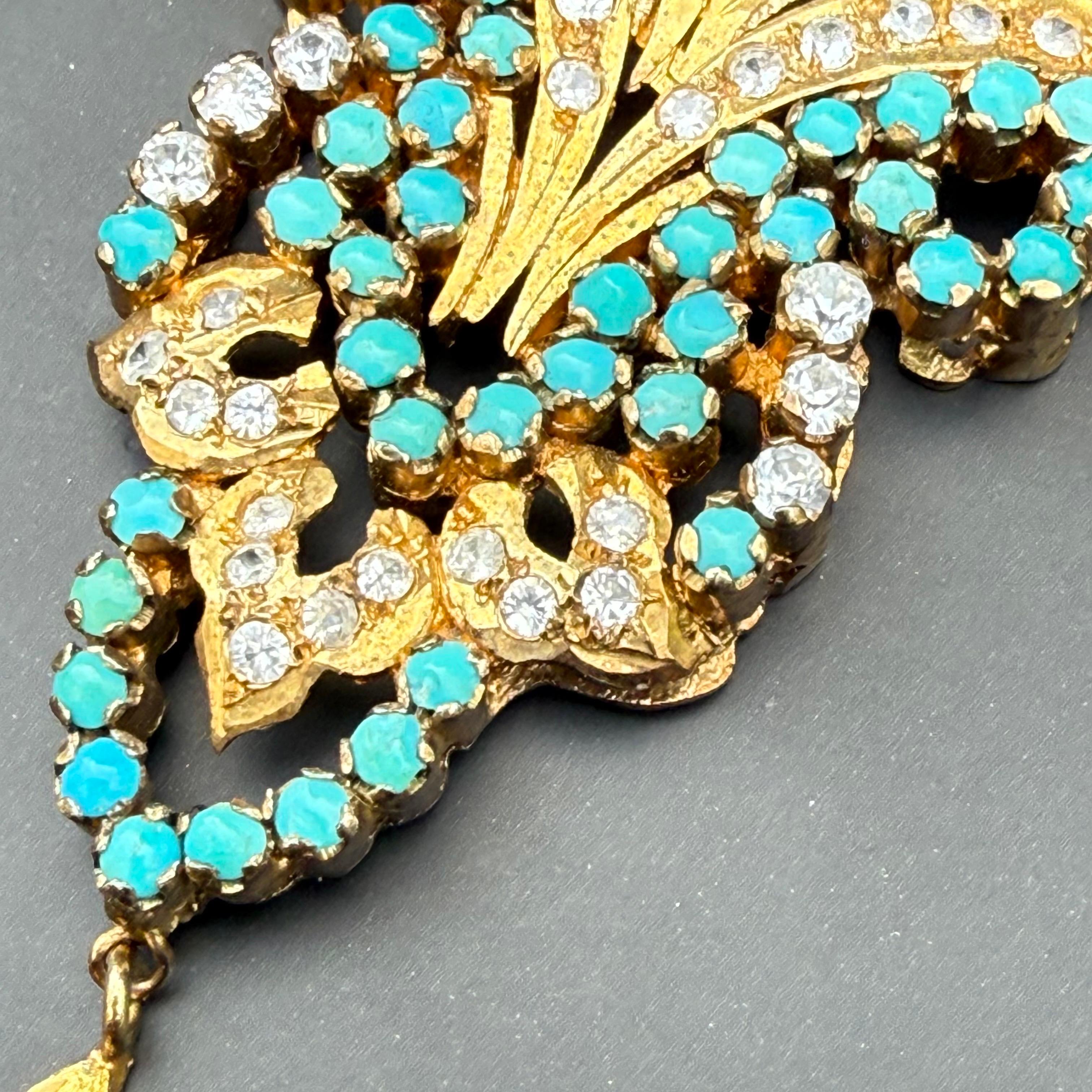 Collana girocollo Mughal d'epoca placcata in oro in vendita 1
