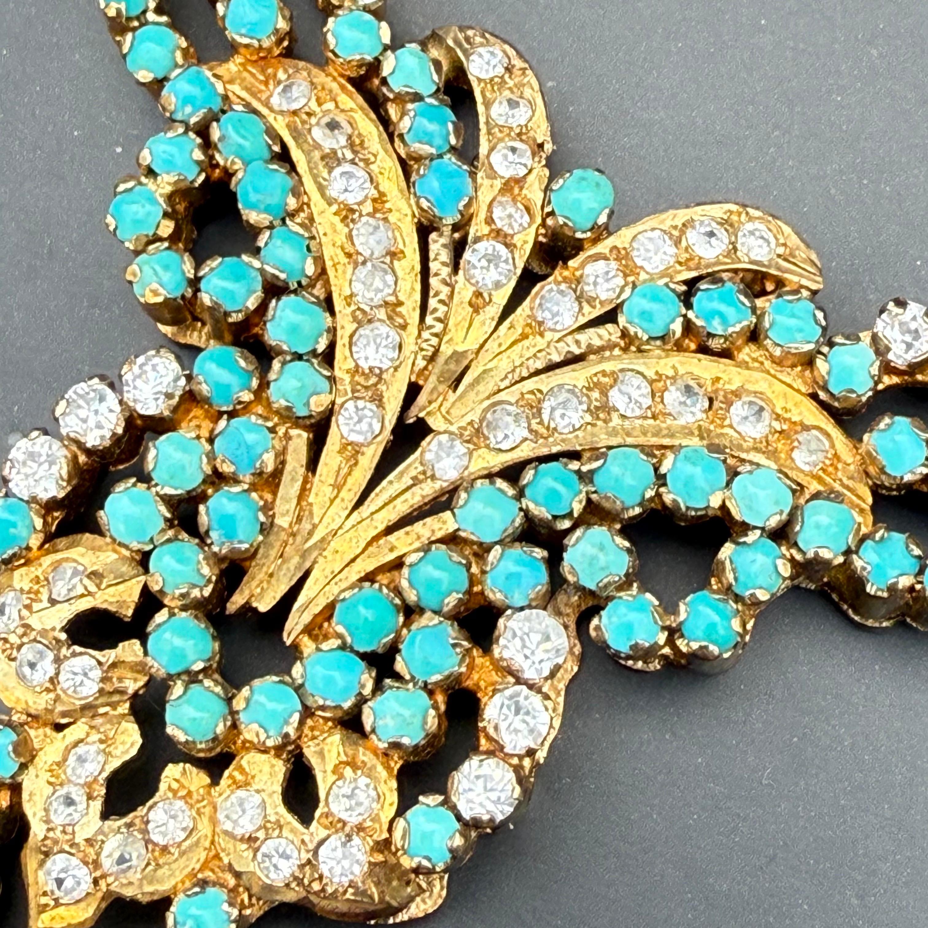 Collana girocollo Mughal d'epoca placcata in oro in vendita 2