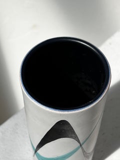 Vintage Müller Lucerne Studio Pottery Vase - Mid-Century Modern Swiss Ceramic