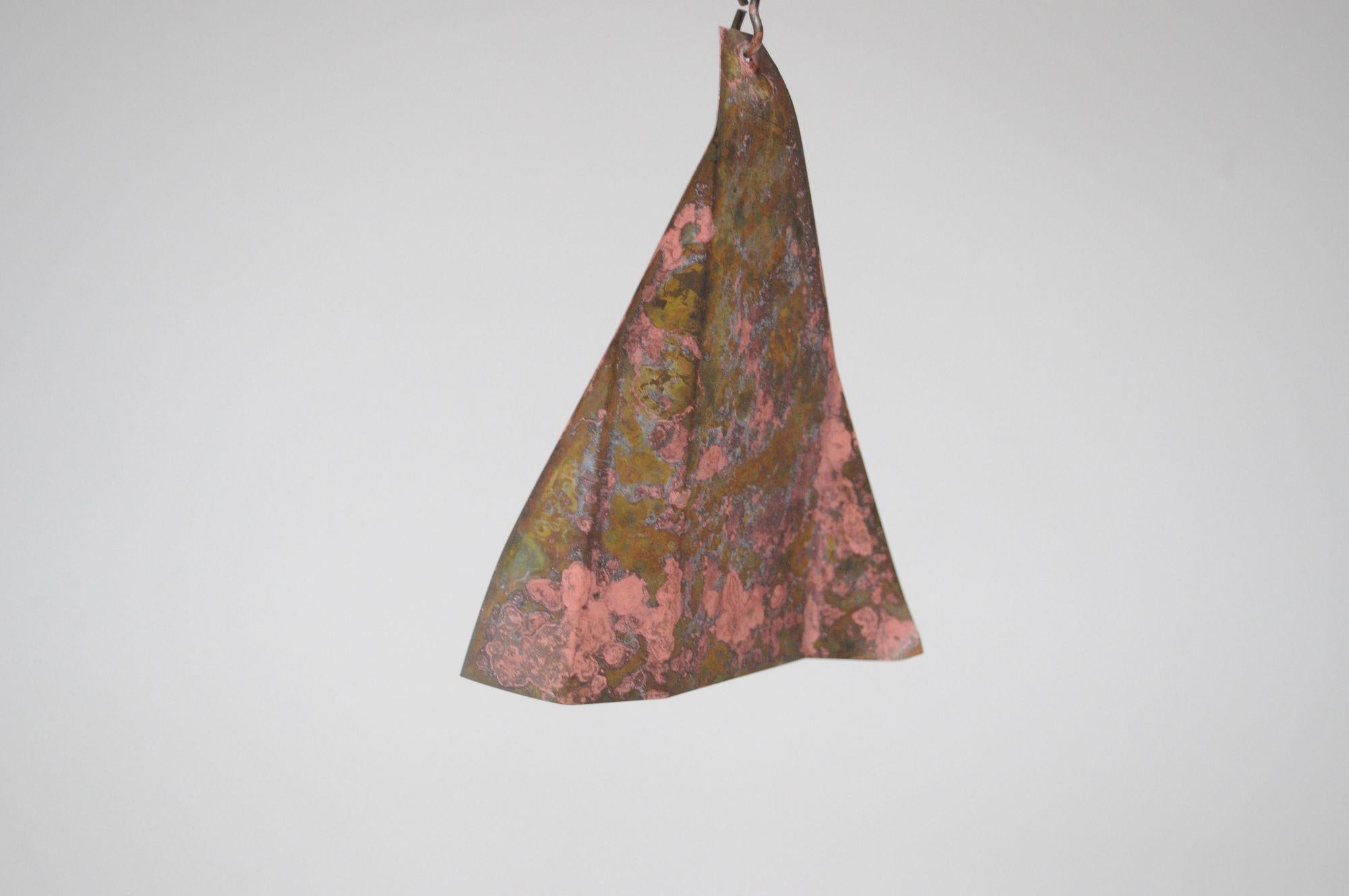 Mehrfarbige Vintage-Bronzeglocke / Wind Chime von Paolo Soleri für Arconsanti, Vintage im Angebot 9