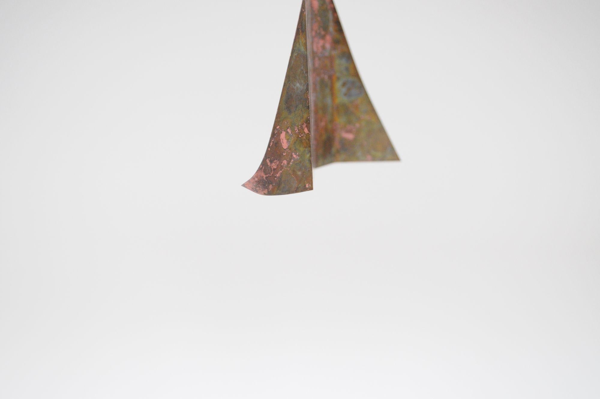 Mehrfarbige Vintage-Bronzeglocke / Wind Chime von Paolo Soleri für Arconsanti, Vintage im Angebot 8