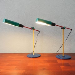 Vintage Multicolored Desk Lamp by Veneta Lumi, 1980s