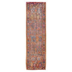 Kilim vintage multicolore 4'6''x15'1''
