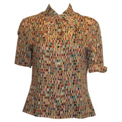 Camicetta Jeager multicolore vintage