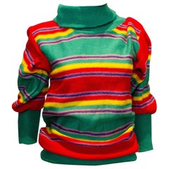 Mehrfarbiger Vintage-Pullover