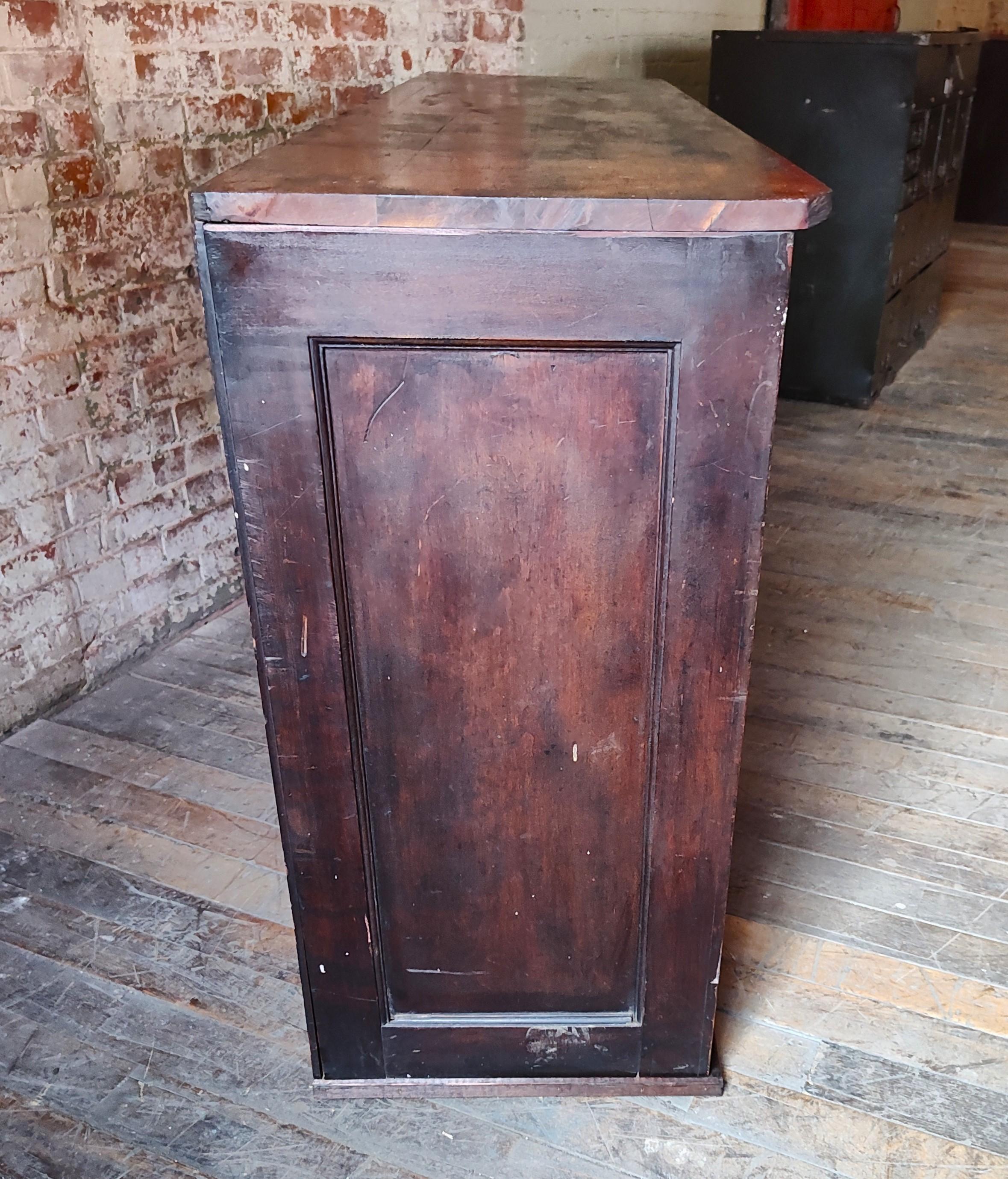 Vintage Multi-Drawer Apothecary Cabinet For Sale 2
