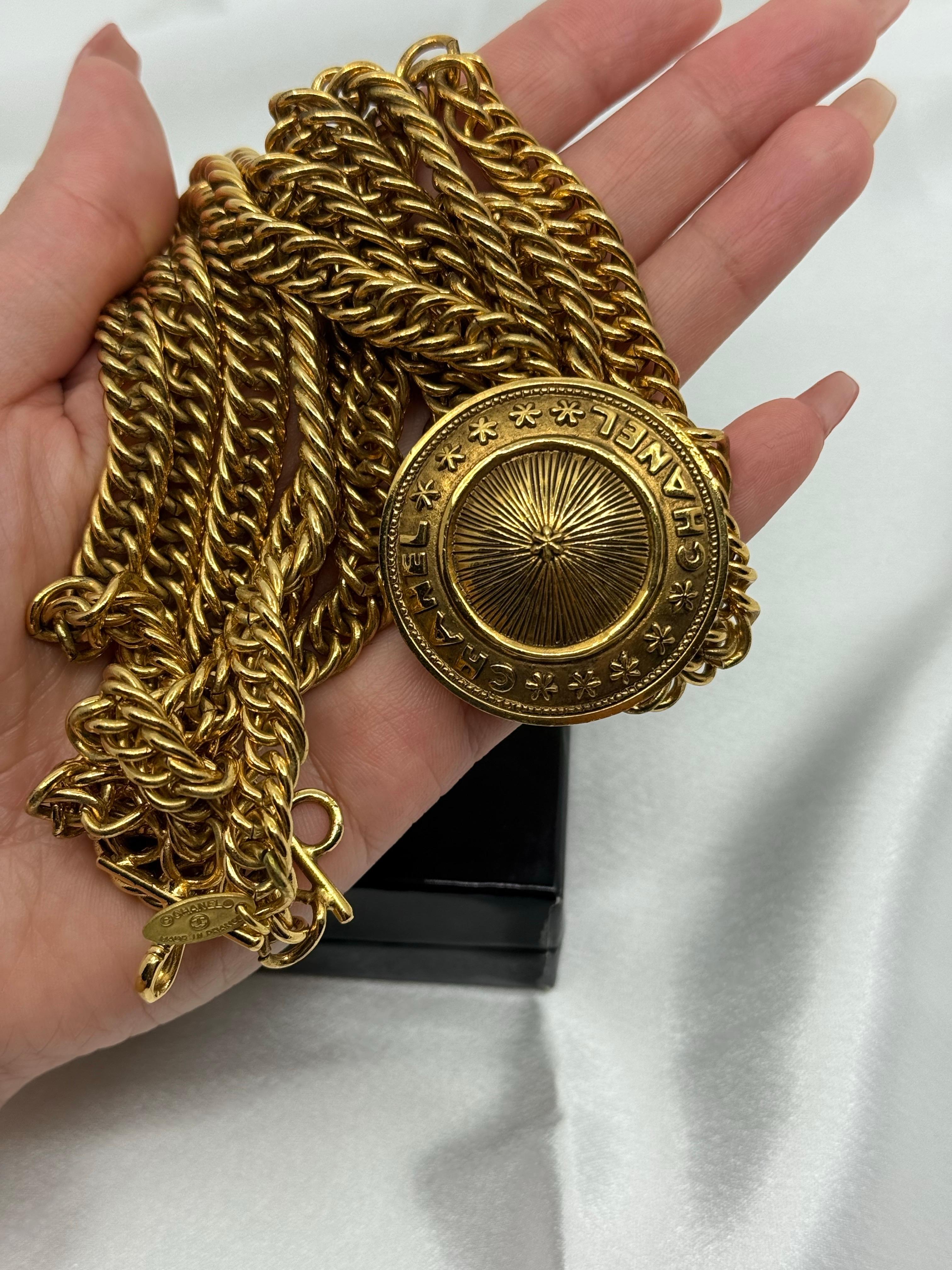 Vintage Multi Strand Medallion 