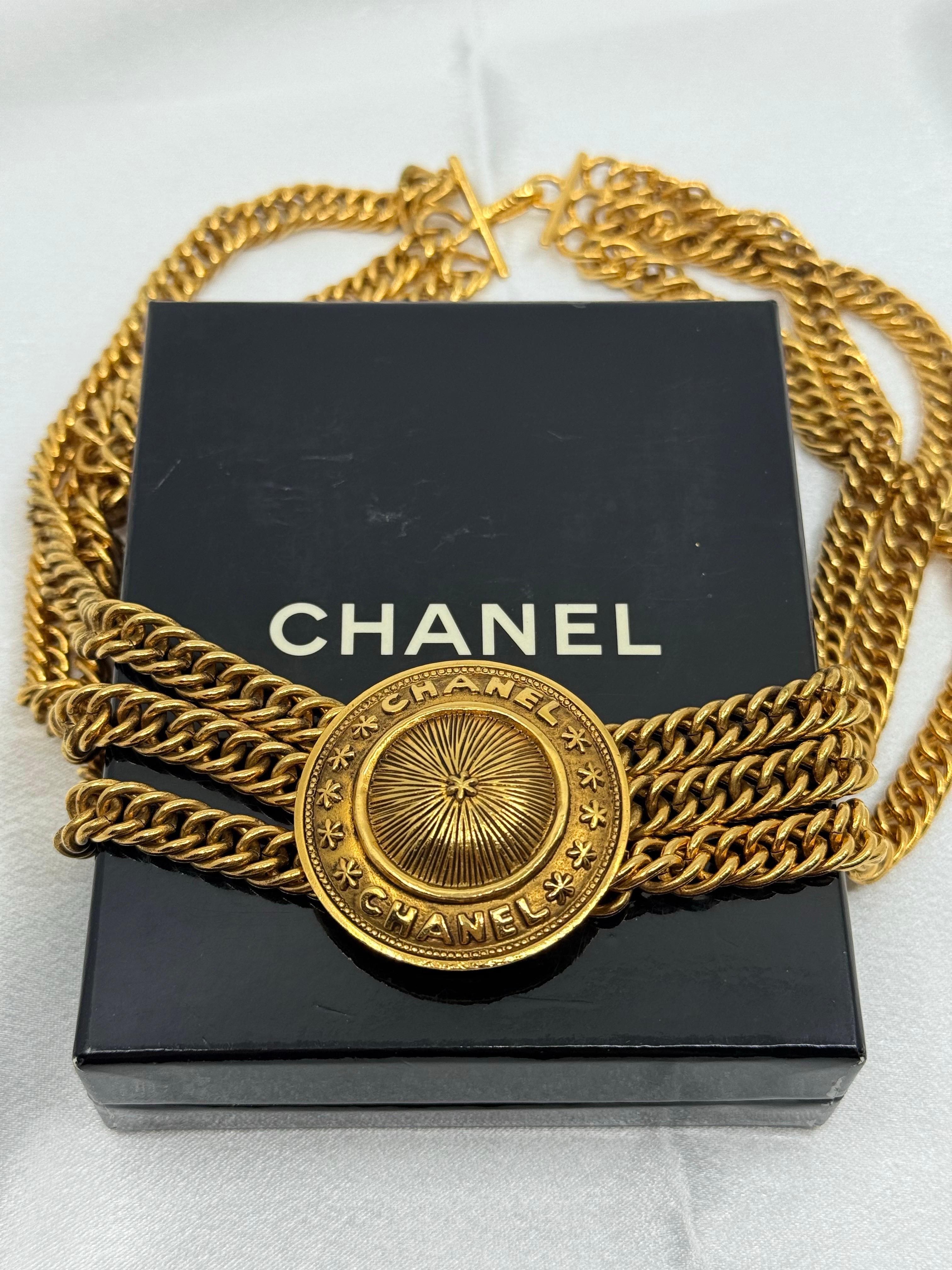 Vintage Multi Strand Medallion 