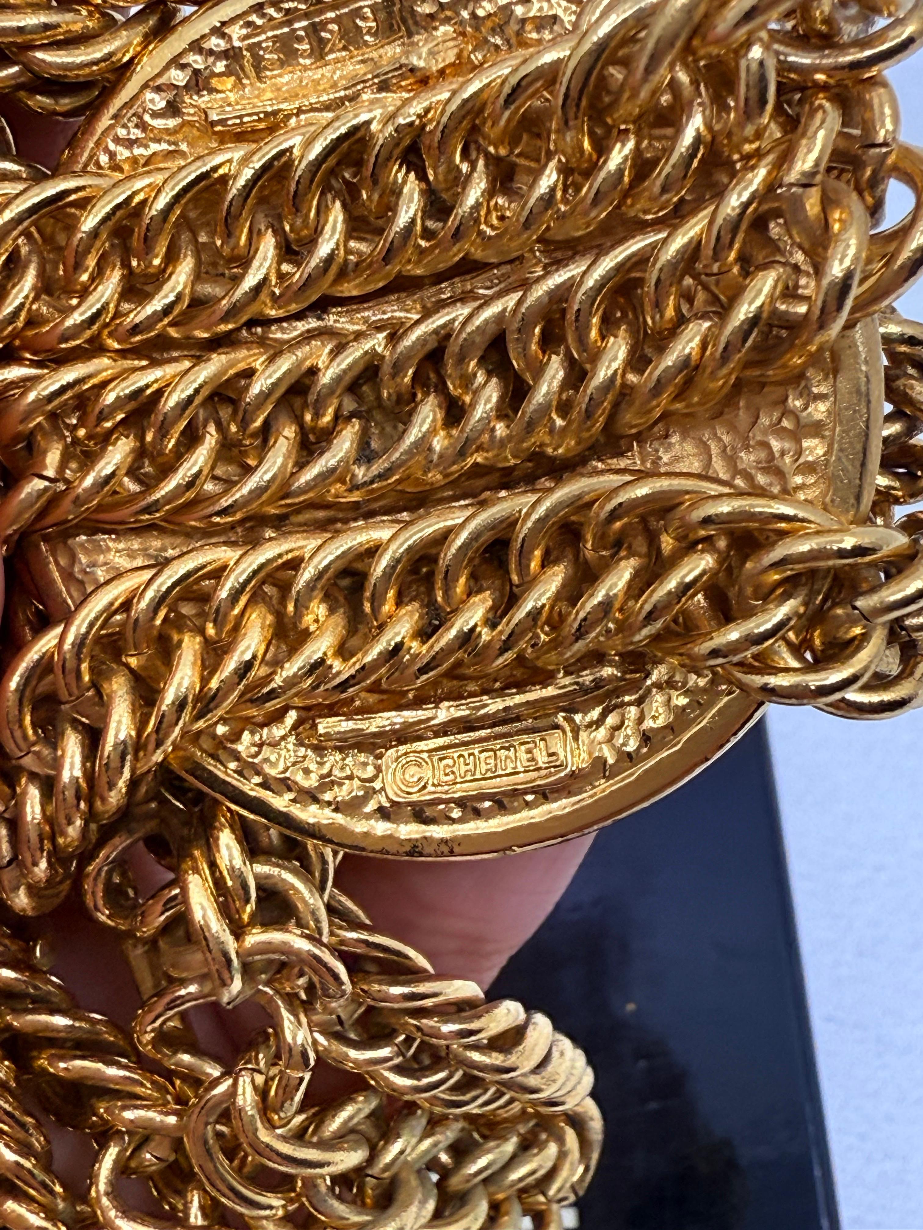 Vintage Multi Strand Medallion 