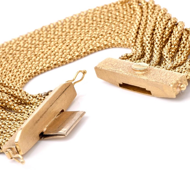 Gold multi strand bracelet clearance