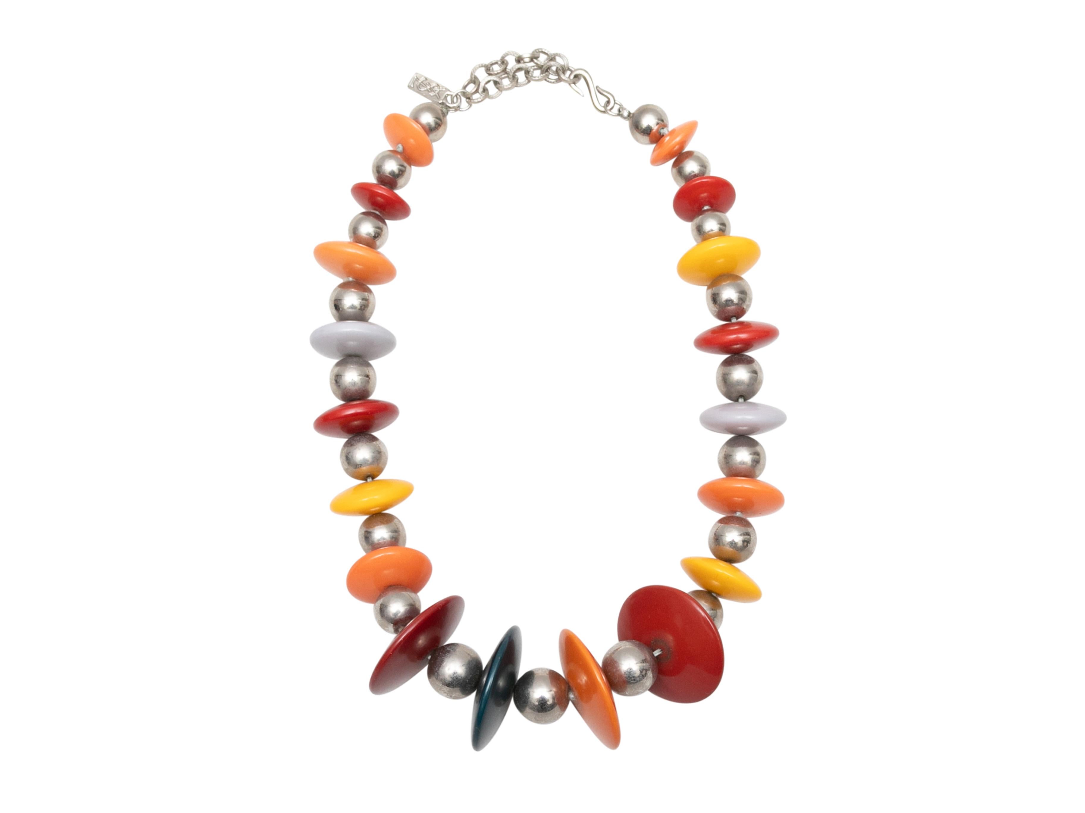 Mehrfarbige Yves Saint Laurent Vintage Perlenkette mit Perlenhalskette im Zustand „Gut“ im Angebot in New York, NY