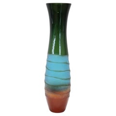 Vintage Multicolored Art Glass Vase by Villeroy & Boch, 1990s