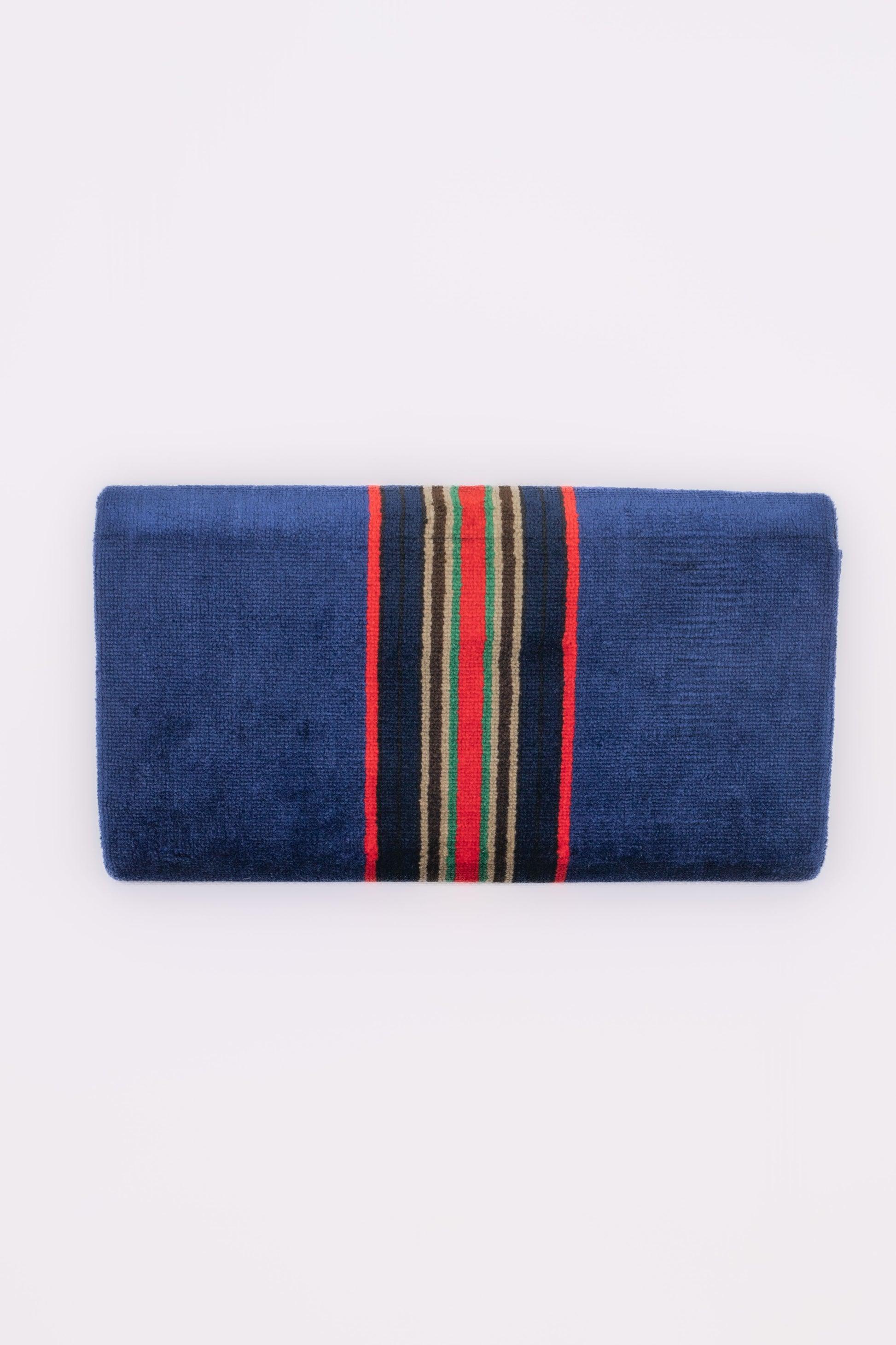 Women's Vintage Multicolored Clutch Bag For Sale