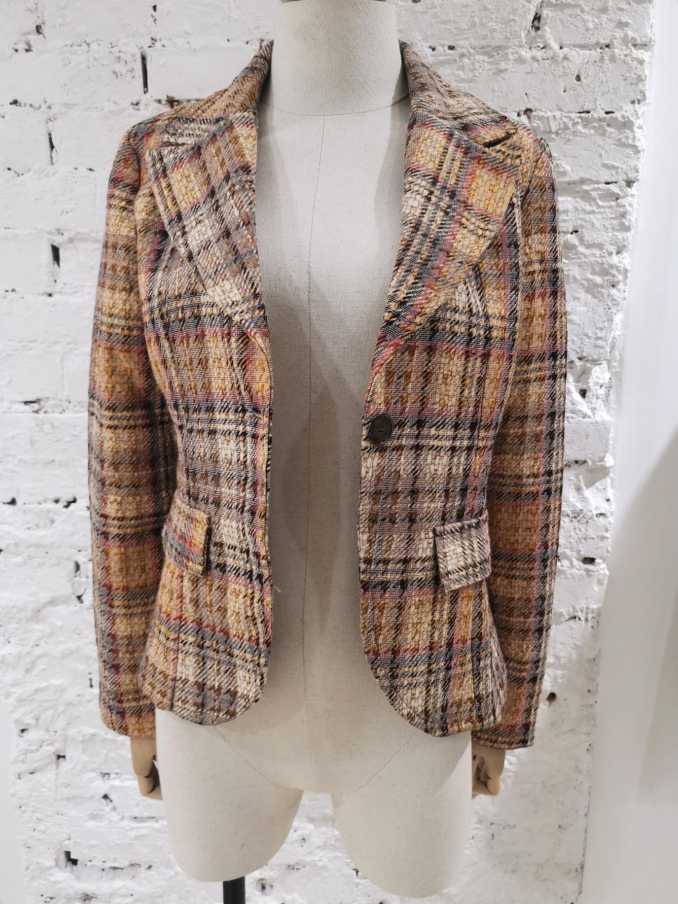 Vintage mehrfarbige Baumwolljacke
made in italy in Größe S = italienische Größe 40