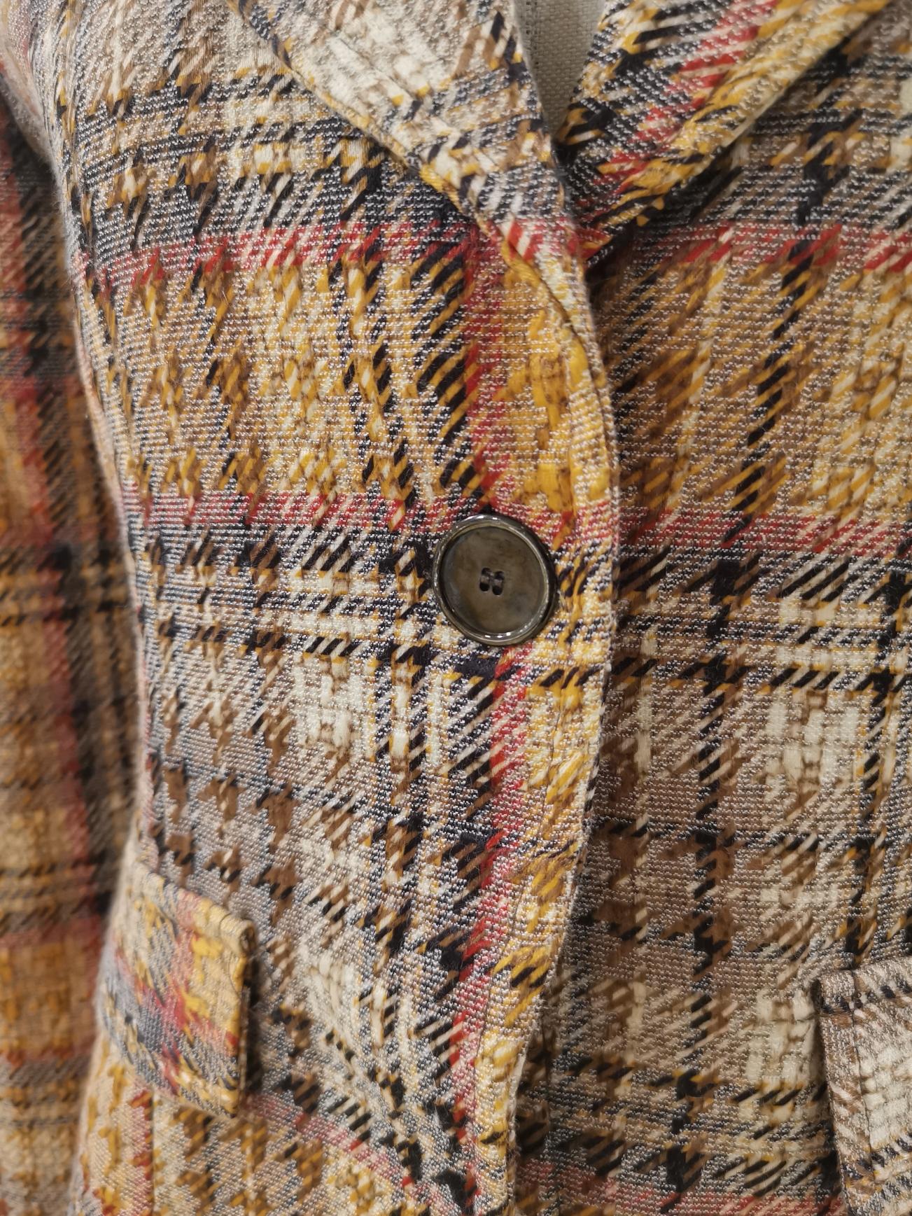 Vintage-Jacke aus mehrfarbiger Baumwolle 1