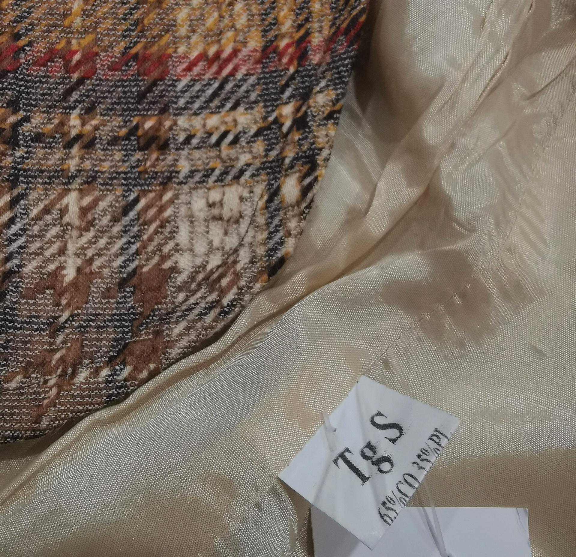 Vintage-Jacke aus mehrfarbiger Baumwolle 2