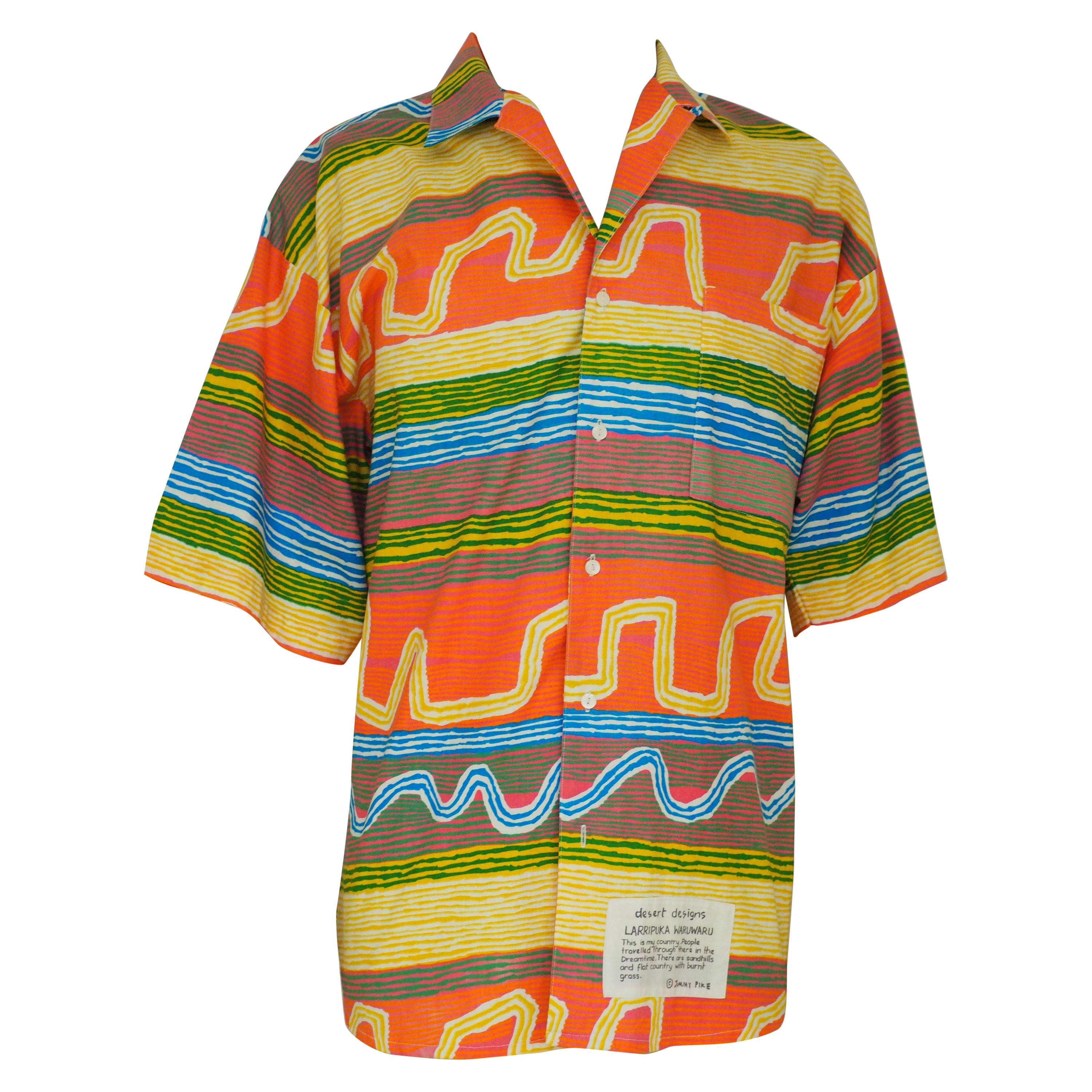 Vintage multicoloured cotton shirt