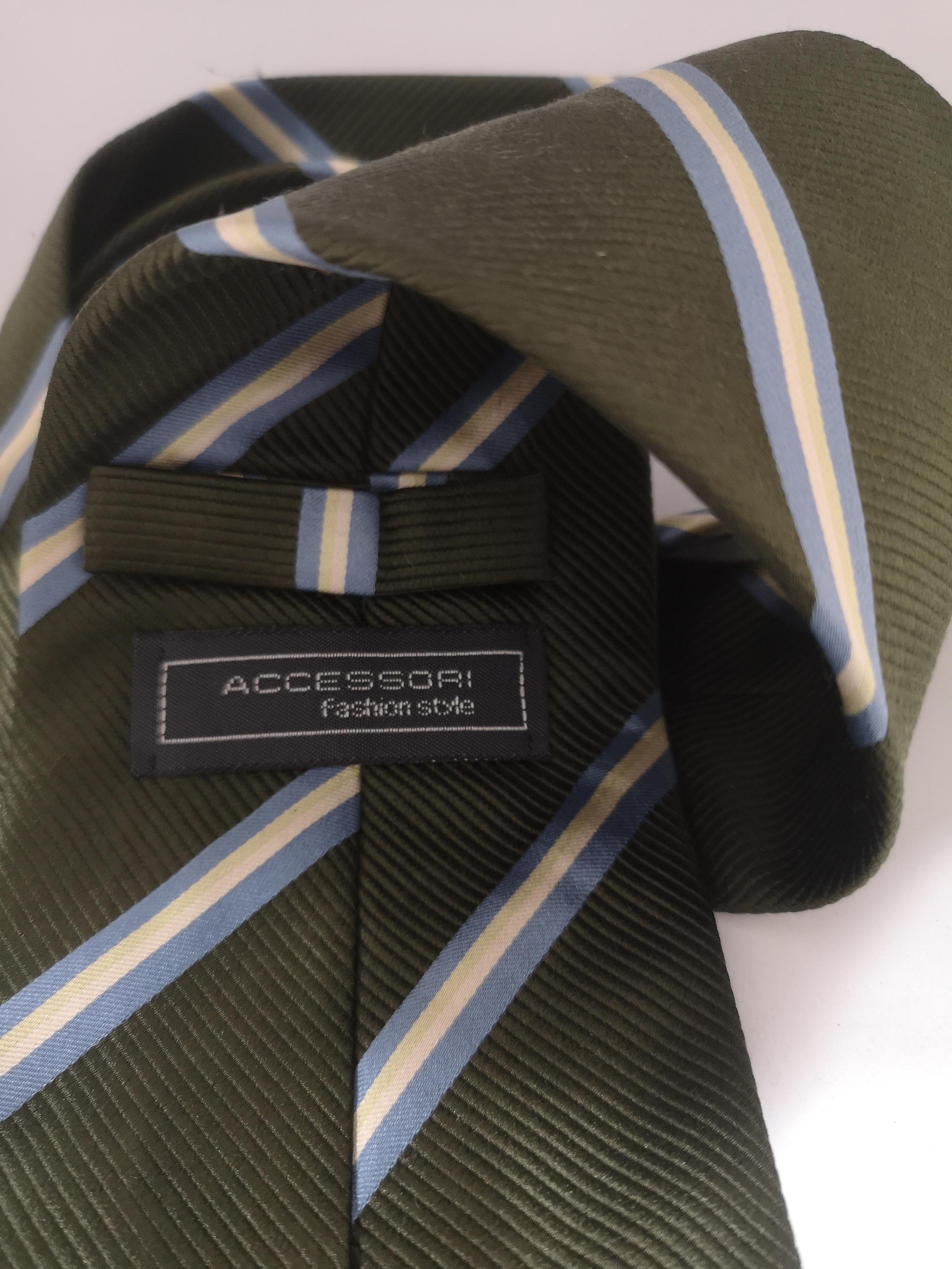 Black Vintage multicoloured silk tie